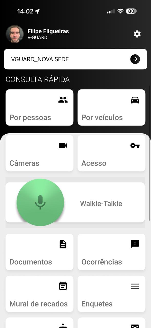 Tela Síndico - Central (fixa)
